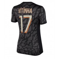 Paris Saint-Germain Vitinha Ferreira #17 Tredjetrøje Dame 2023-24 Kortærmet